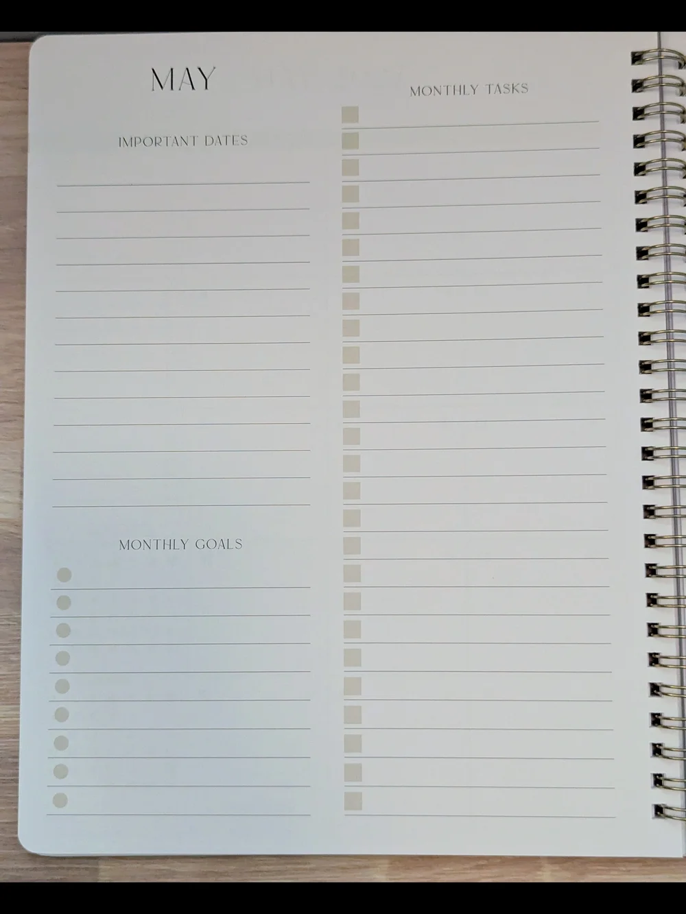 2 Year Planner With Planner Stickers